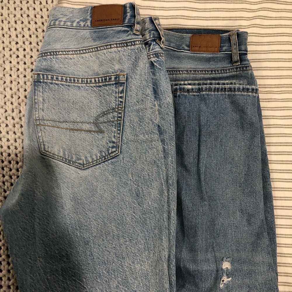 Bundle of two American Eagle mom jeans